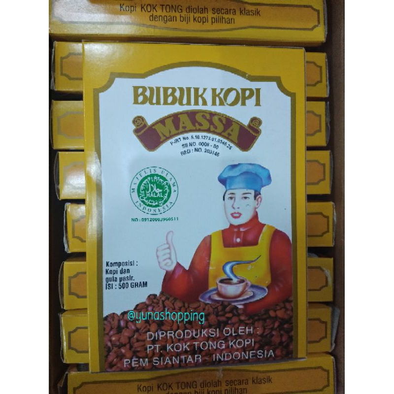 

Kopi Kok Tong bubuk kopi Kasar 500g