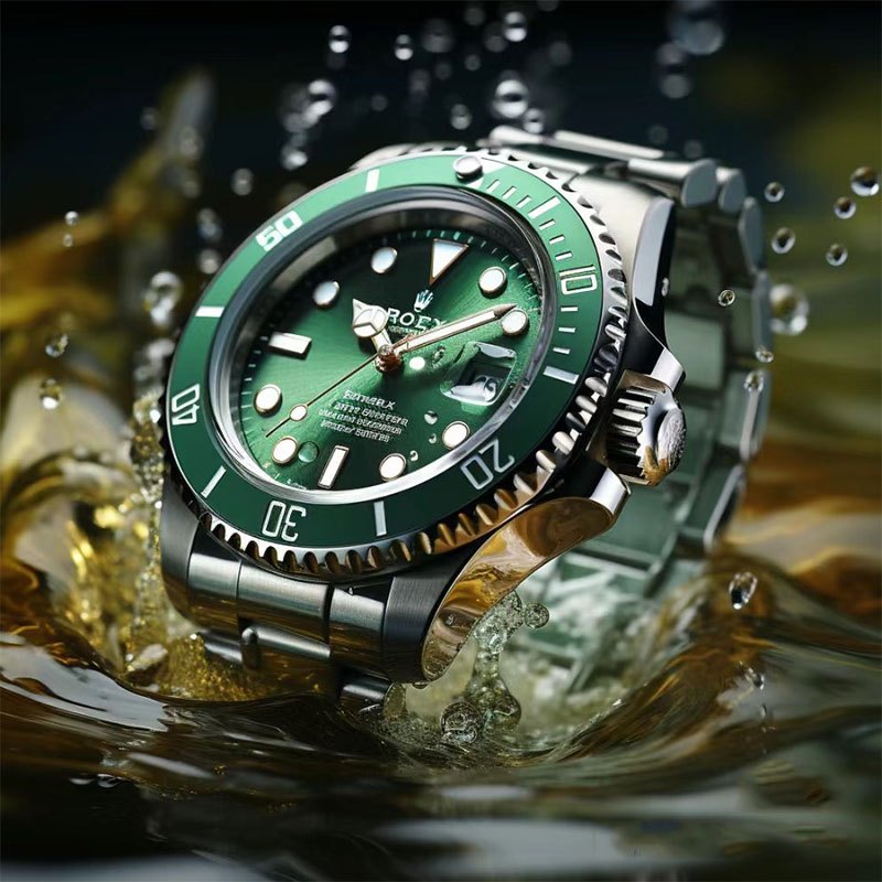 Rolex jam tangan submariner jam tangan pria m116610LV-0002 Garansi Automatic 1 tahun 18CT Teflon material 41mm Oystersteel SUPER GRADE AAA