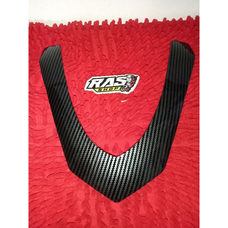 dasi cover tameng Mio smile mio sporty custom karbon