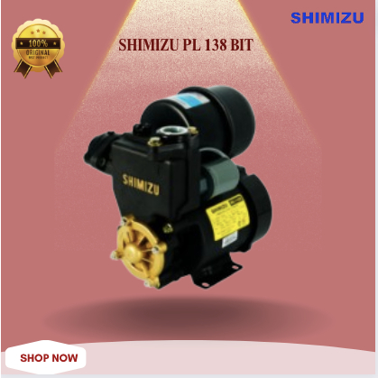 SHIMIZU POMPA AIR PL 138BIT WATER PUMP/PL138BIT/PL 138 BIT/PL-138BIT/PL-138-BIT/POMPA AIR/SHIMIZU PO