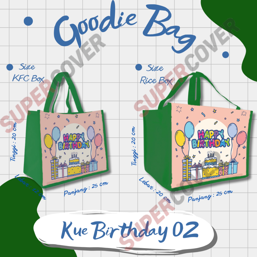 

Goodie Bag Birthday 02 Warna Hijau Tua Untuk Acara Ulang Tahun