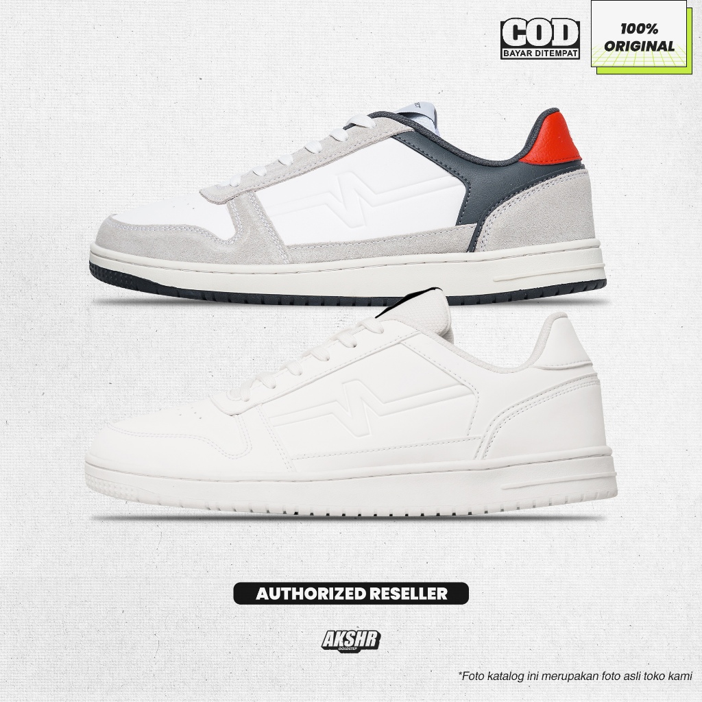 NAH PROJECT-Sepatu NAH Project ODE Warna All White / Quest Grey Unisex Sneakers Original NAH Project