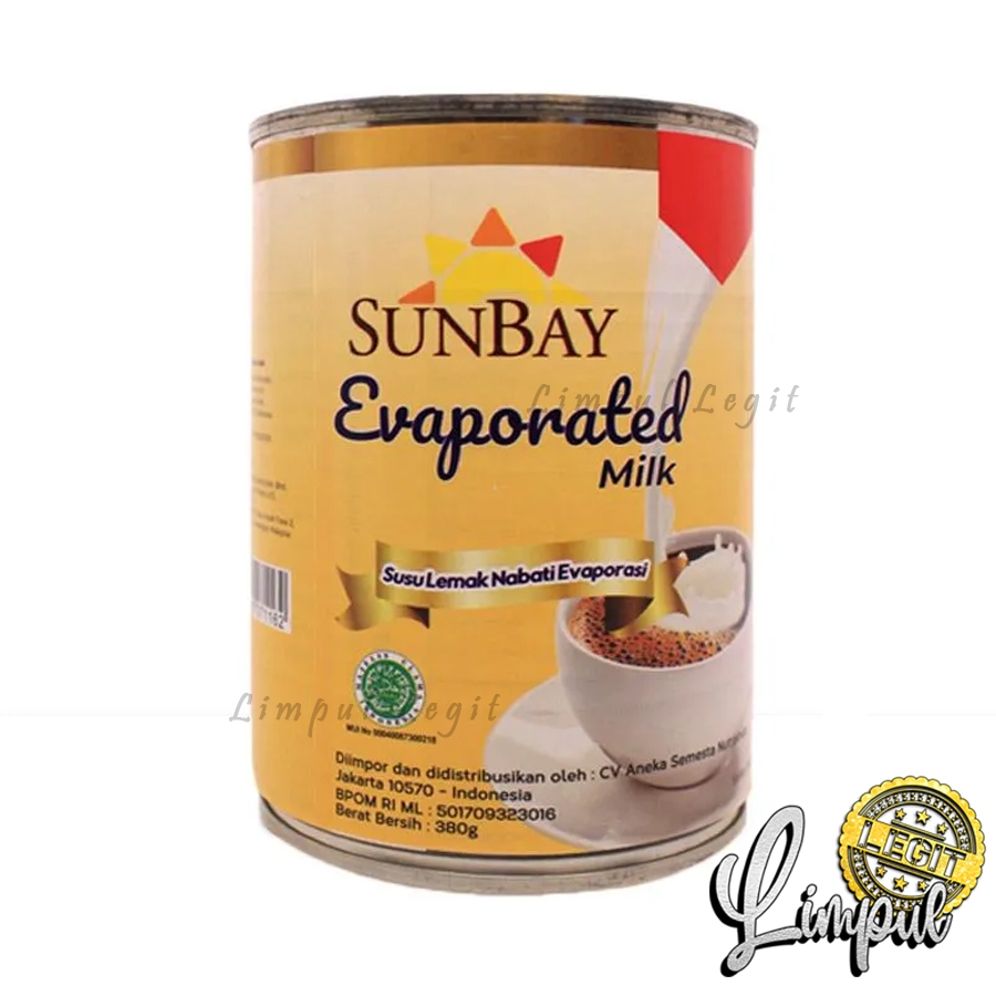 

Sunbay Evaporated Milk| Susu Sunbay Evaporasi 380gr | Promo Susu Murah