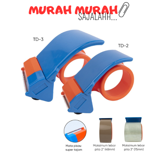 

Tape Cutter Tape Dispenser Pemotong Pita Perekat Joyko TD-3 / DISPENSER TAPE JOYKO TD-3 / UNTUK LAKBAN 3 INCH