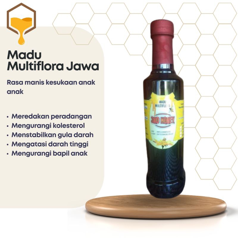 

Madu Murni Multiflora Jawa Garansi 100% - Ukuran 500gr
