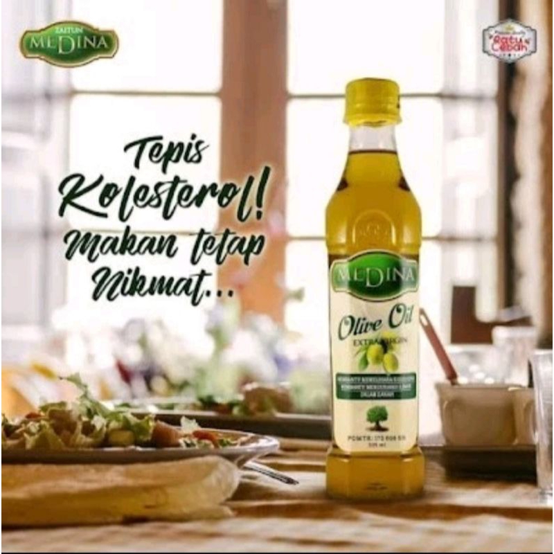 

Minyak zaitun Olive Oil Extra Virgin 325 ml madina