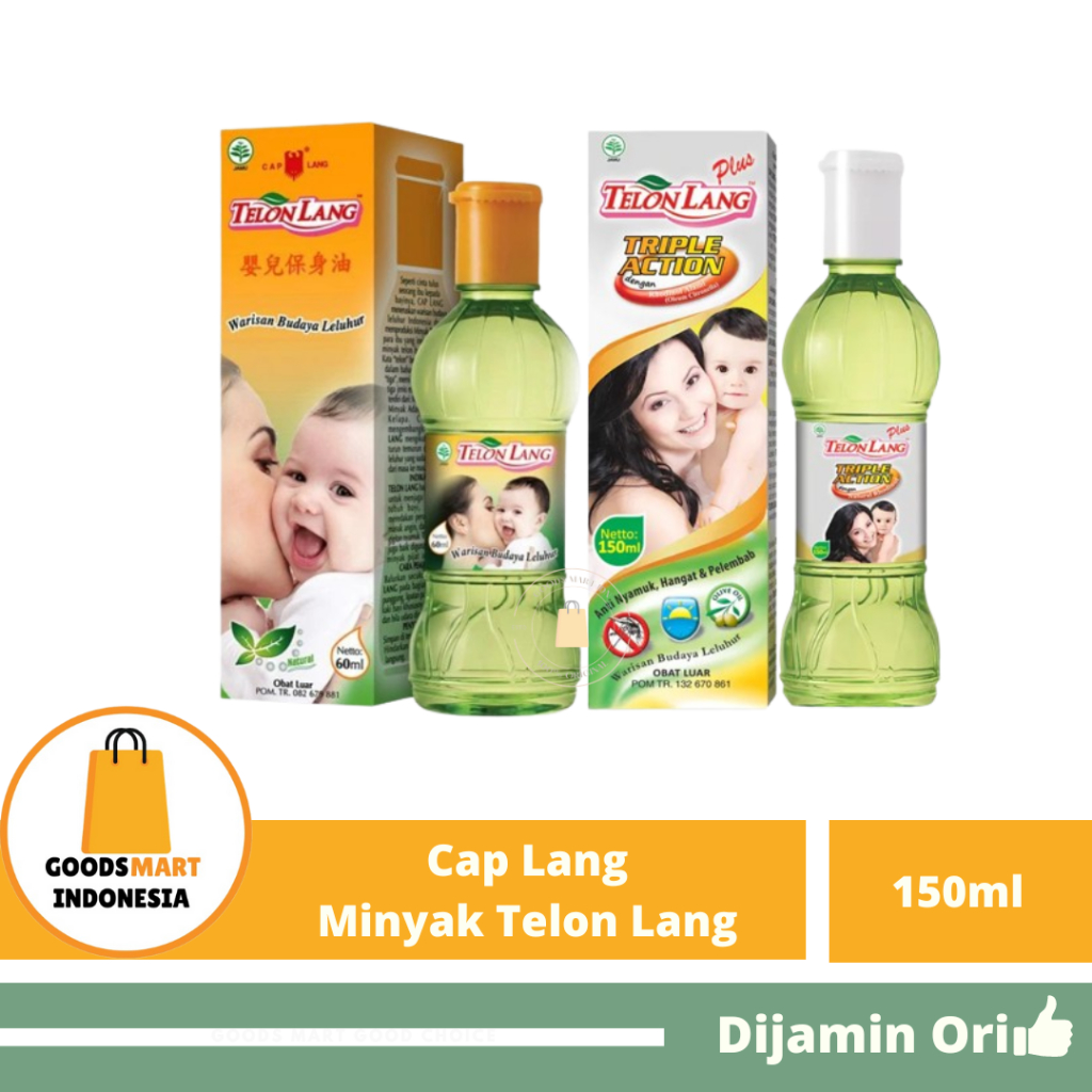 Cap Lang TELON LANG 150 ML | MINYAK TELON BAYI | TELON LANG PLUS