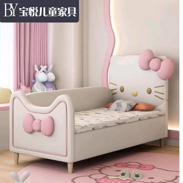 tempat tidur anak karakter hello kitty