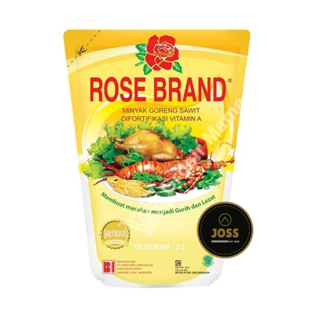 

[KHUSUS INSTAN] Minyak Goreng ROSE BRAND 2 liter / 2L Pouch