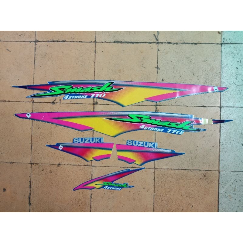 Sticker Striping Body Suzuki Smash 110