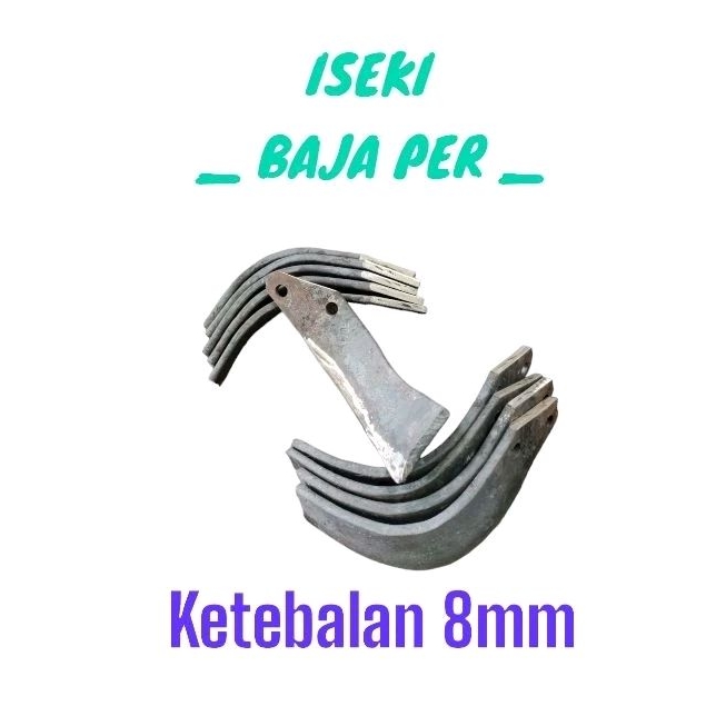 Mata pisau traktor klaktor rotari rotary roda 4 empat iseki