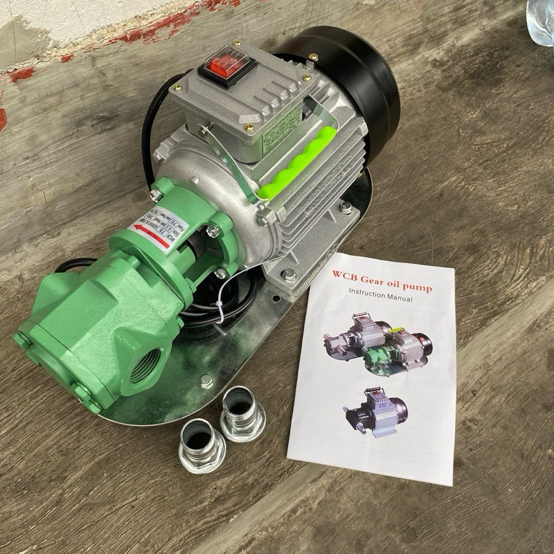 Pompa WCB 100 Minyak Oli Solar Bensin Cairan Kental Pompa Gear Pump WCB 100