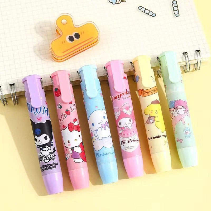 

SL88 - Penghapus Mekanik Motif KUROMI MELODY CINAMOROL & LOTSO / Eraser Cetek Mekanik Lucu