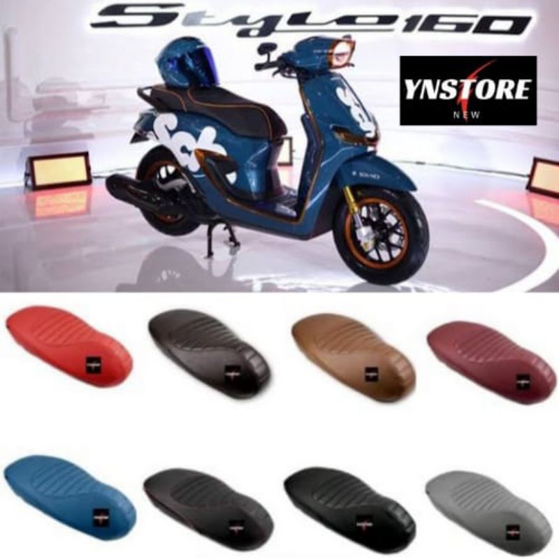 Kulit Sarung Cover Jok Stylo 160 Modifikasi Caferacer