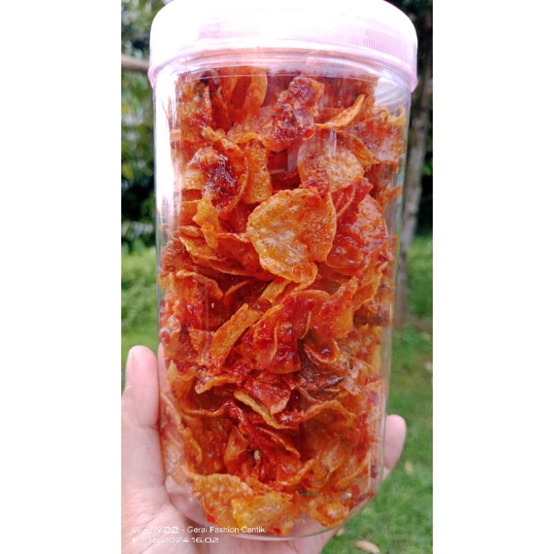

READY FRESH KRIPIK KENTANG BALADO||KRIPIK MUSTOFA PEDAS MANIS GURIH KRIUK KRIPIK KENTANG ENAK