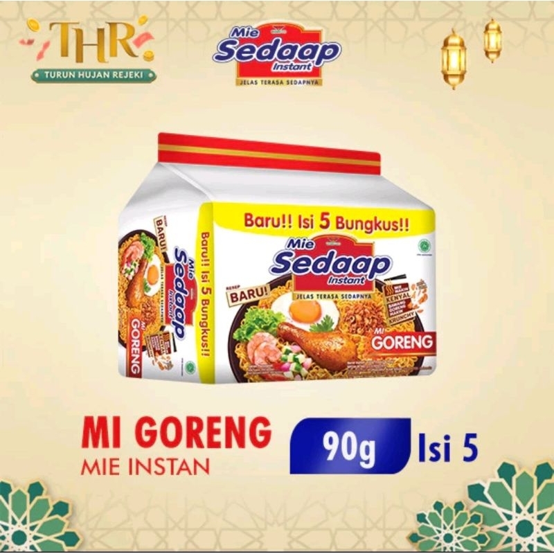 

MIE GORENG SEDAP KEMASAN BAG ISI 5PCS