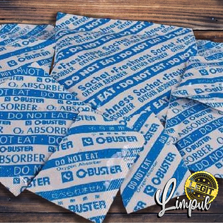 Oxygen Absorber Obuster 50cc 200pcs Pengawet Makanan Penyerap Makanan Murah