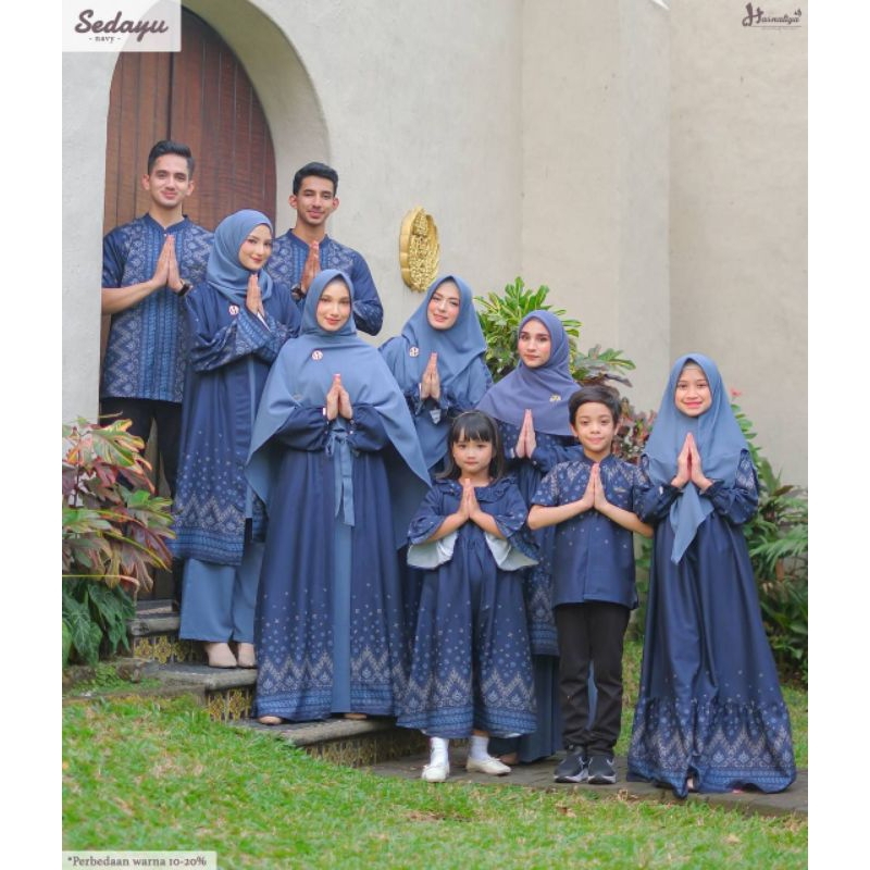 Atma_Store // Sarimbit Sedayu by Hasnaliya Ready Stok // Gamis Dress Koko Lebaran