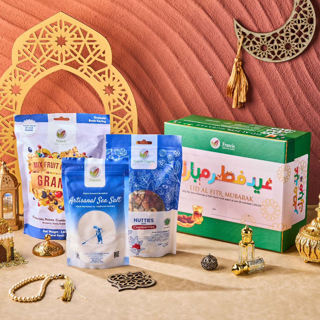 

Hampers Lebaran Premium Paket Beduq ( Nutties, Sea Salt, Granola)