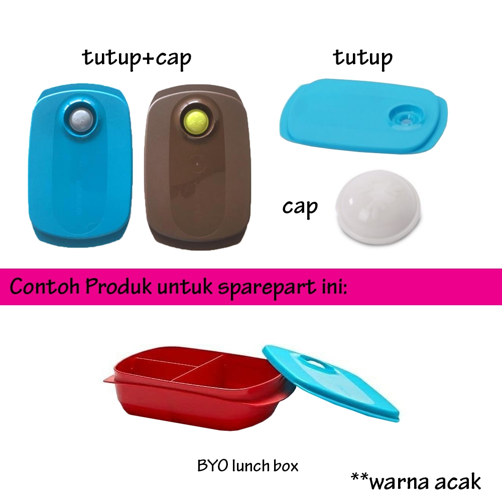 PROMO Tupperware Seal dan Silicone cap  cool n chic dan byo