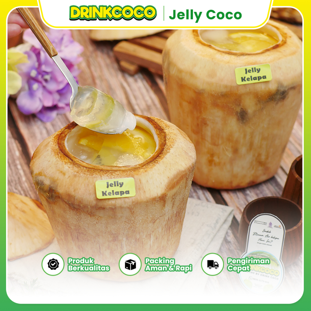 

Jelly Coco Isi Buah Puding Kelapa Degan Minuman Dingin Segar Sehat