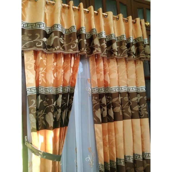 Gorden Jodha 2 Meter Hordeng Jodha Tirai Gorden Gorden Prada Murah Gorden Jendela Hordeng Murah