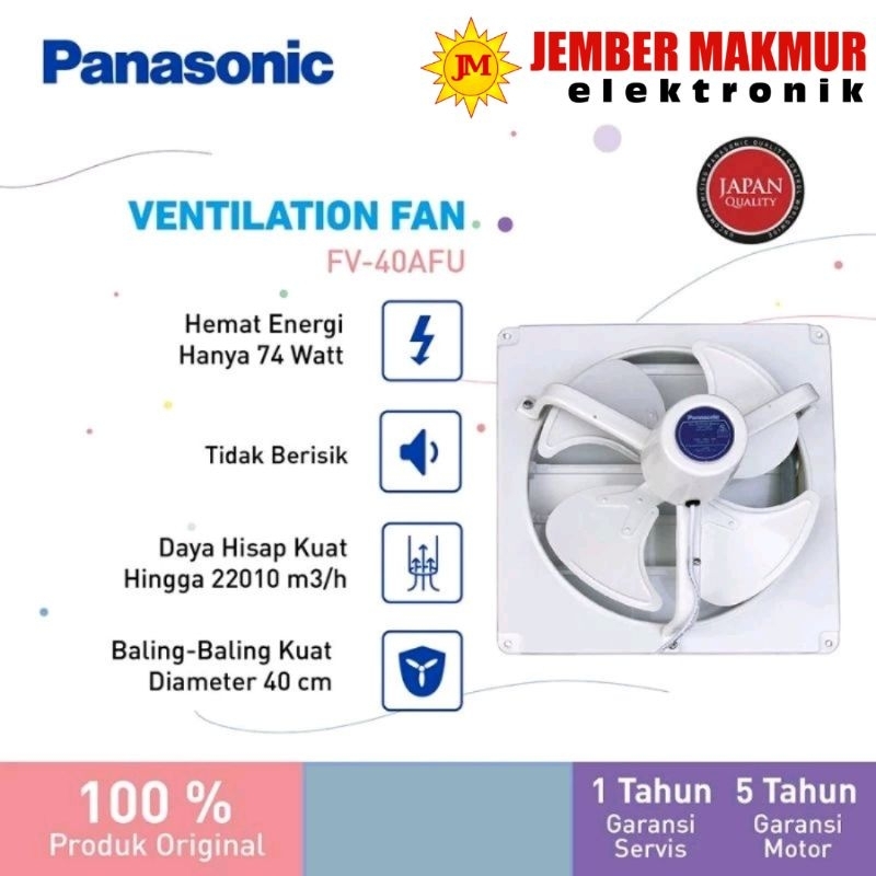 Exhaust Fan Panasonic FV-40 AFU