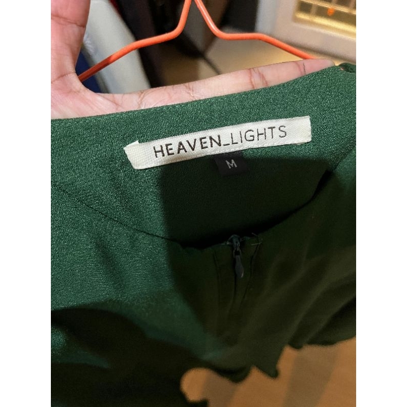 Preloved Tunik Heaven Light HL Hijau Botol