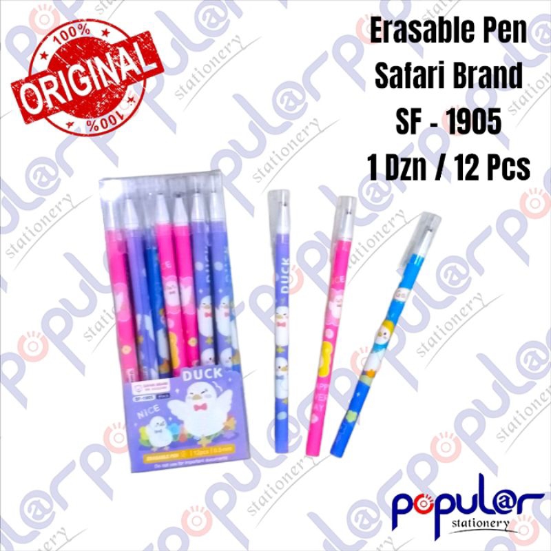 

Bolpoint Hapus / Erasable Pen Safari Brand SF - 1905