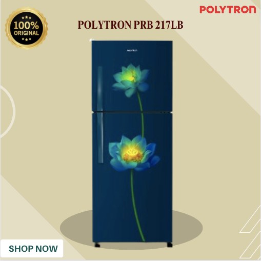 Kulkas POLYTRON 2 Pintu Beauty Steel PRB 217LB 210L/PRB-217LB/PRB 217LB/PRB217LB/ORIGINAL BERGARANSI