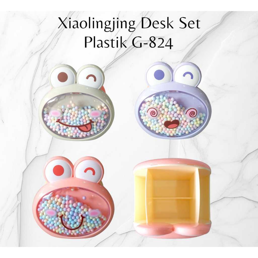 

TEMPAT PENA / PEN STAND / DESK SET PLASTIK +MAINAN GABUS