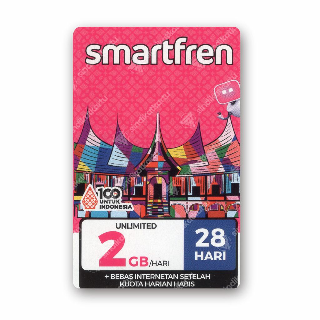 Voucher Smartfren UNLIMITED HARIAN 2GB 28Hari