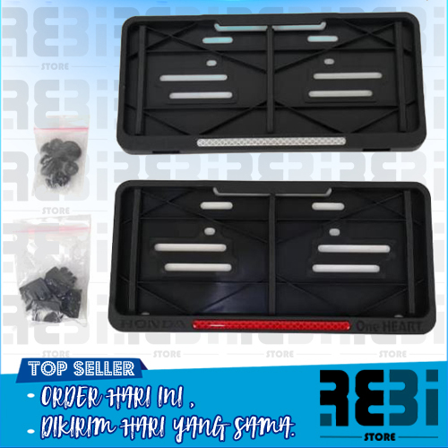 TEMPAT PLAT NOMOR COVER PLAT NOMOR DUDUKAN PLAT NOMOR ORI ORIGINAL AHM HONDA MOTOR