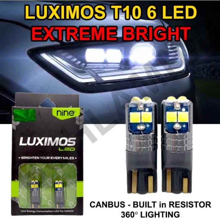 LAMPU LED SENJA KOTA KECIL CRV GEN3 LUXIMOS T10 24 LED Xtreme