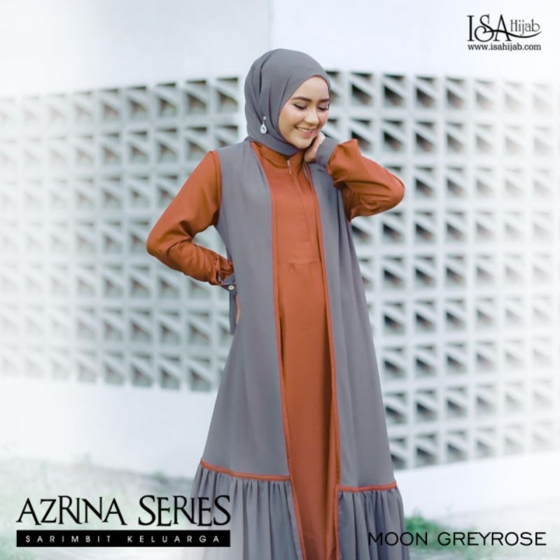 Azrina Series By Isa Hijab (Dress Only+Outer)