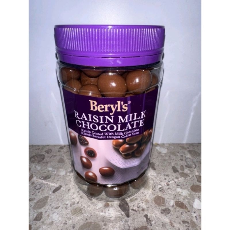 

Beryls Raisin milk cokelat (410gram)