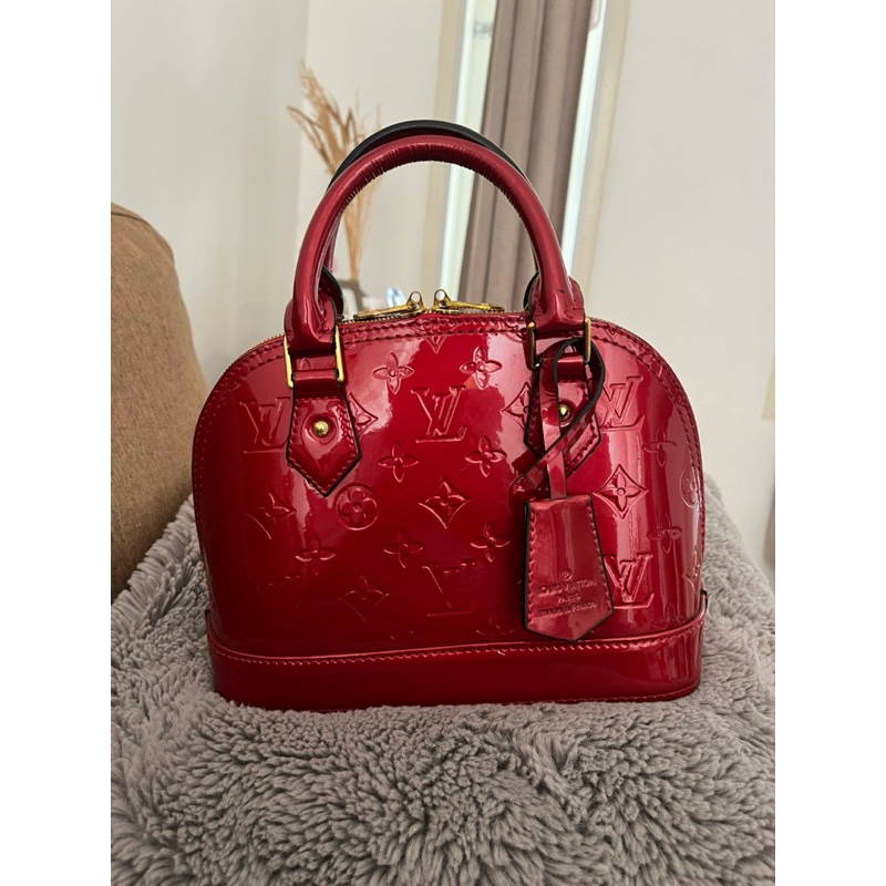 Preloved LV Alma Vernis Red