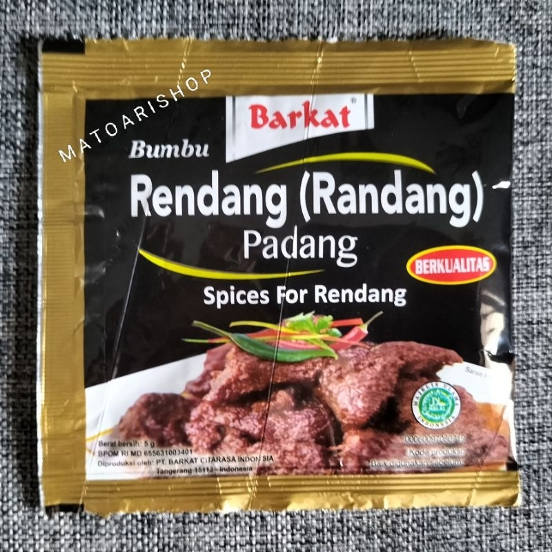 

BUMBU RENDANG Padang Barkat 5gr asli khas Minang