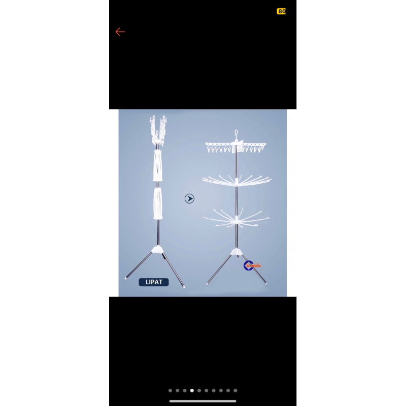 (preloved) jemuran baju bayi