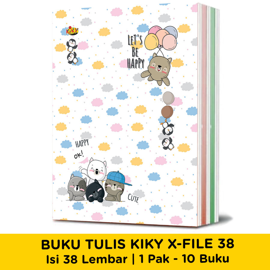 

Kiky Buku Tulis 38 Lembar - 10 Buku