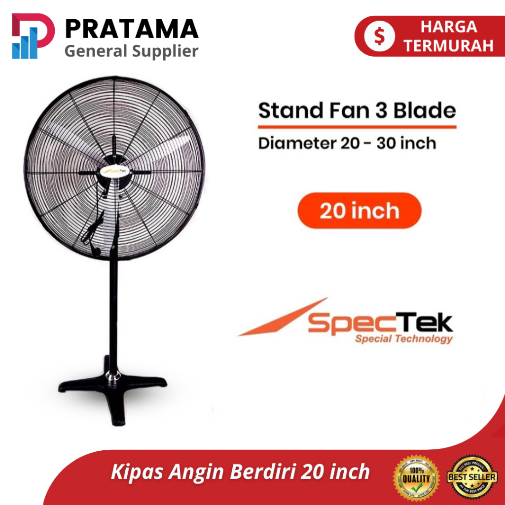 Kipas Angin Berdiri 20 inch / Stand Fan Besi industrial fan | SURABAYA