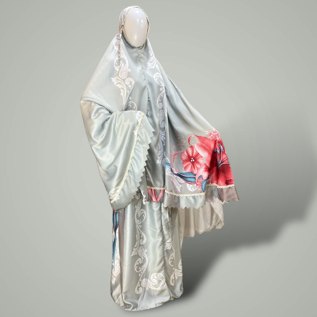 MUKENA DEWASA | SANTIA MUKENA MAXMARA LASERCUT PREMIUM / MUKENA DEWASA SILK MAXMARA BY MY ASTRID OFF