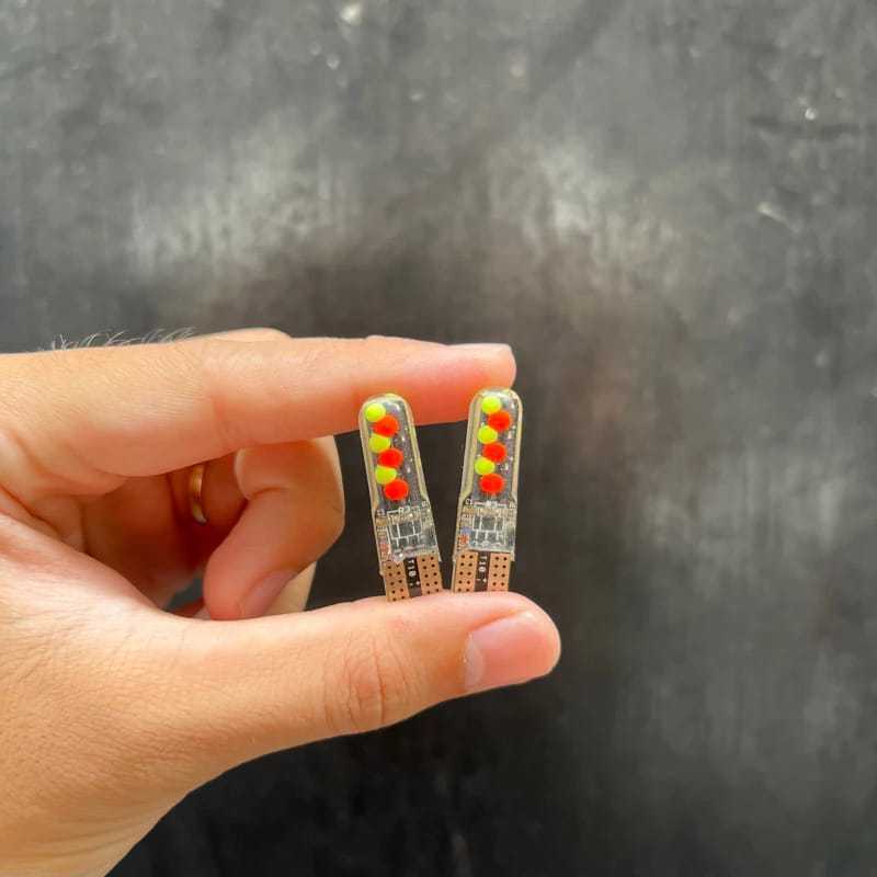 LAMPU LED SENJA LED T10 JELLY COB FLASH NYALA RGB 24V BIS TRUK