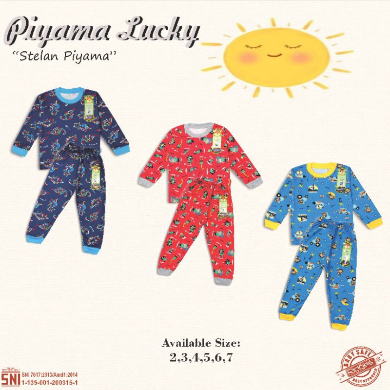 Ridges Setelan Piyama Anak Bayi Cewe Cowo/Setelan Piyama Panjang/Setelan Ridges New/ STPY01