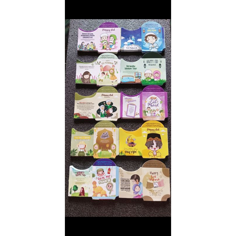 

Amplop Lebaran Muslim - 1pack per motif (isi 10pcs) sudah dilem