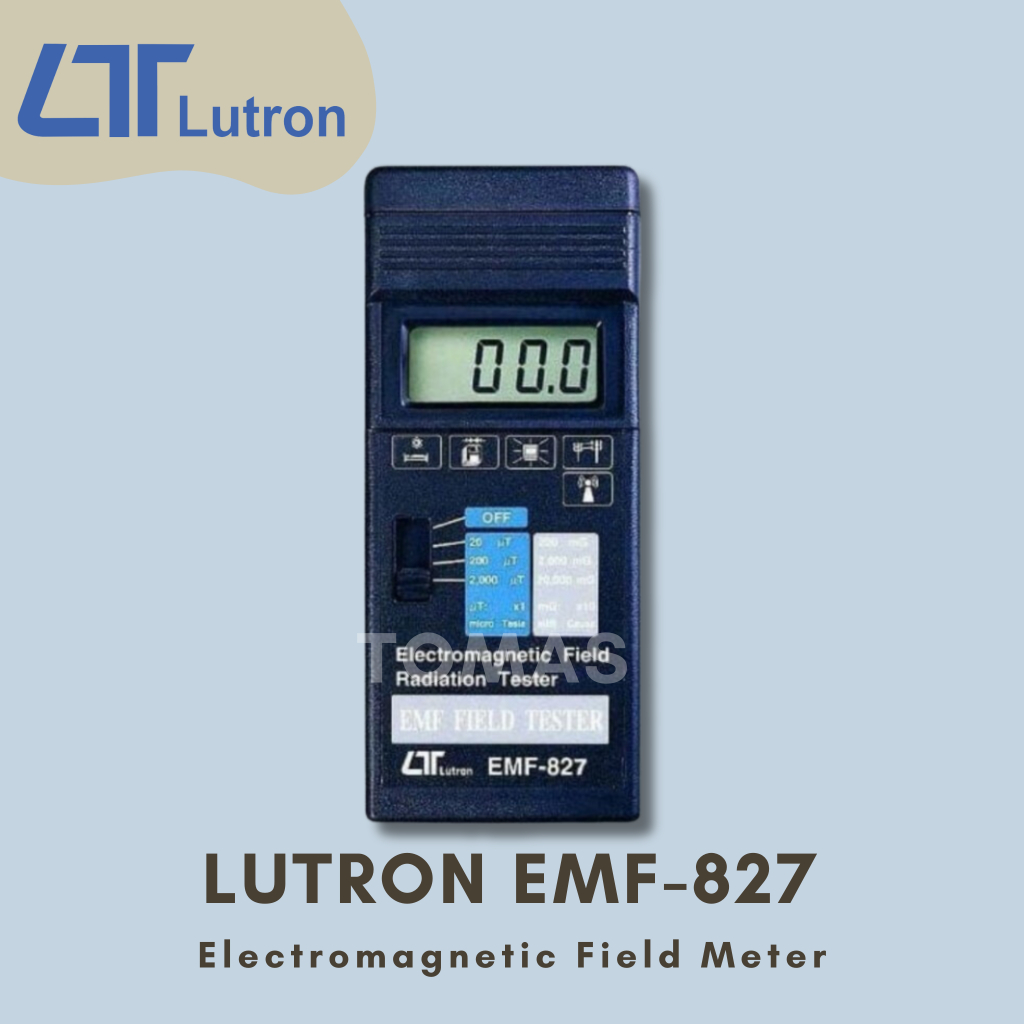 Lutron EMF-827 EMF Tester Alat Ukur Gelombang Medan Magnet