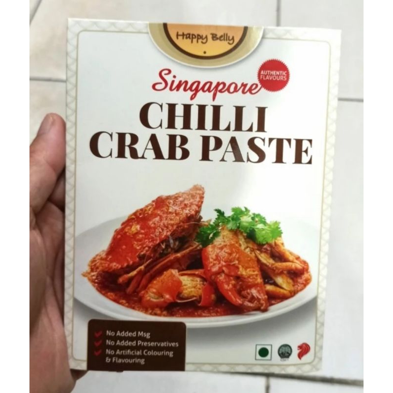 

Happy Belly Singapore Chili Crab Paste 50g / Bumbu Instant Saus Pedas Kepiting 50g