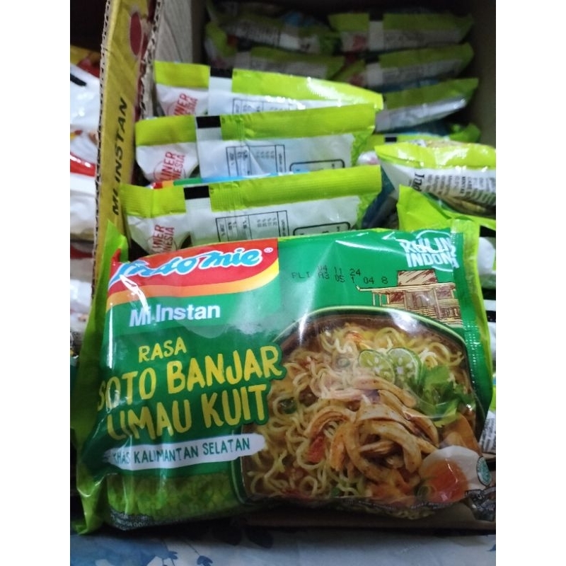 

mie instan Indomie soto Banjar limau kuit