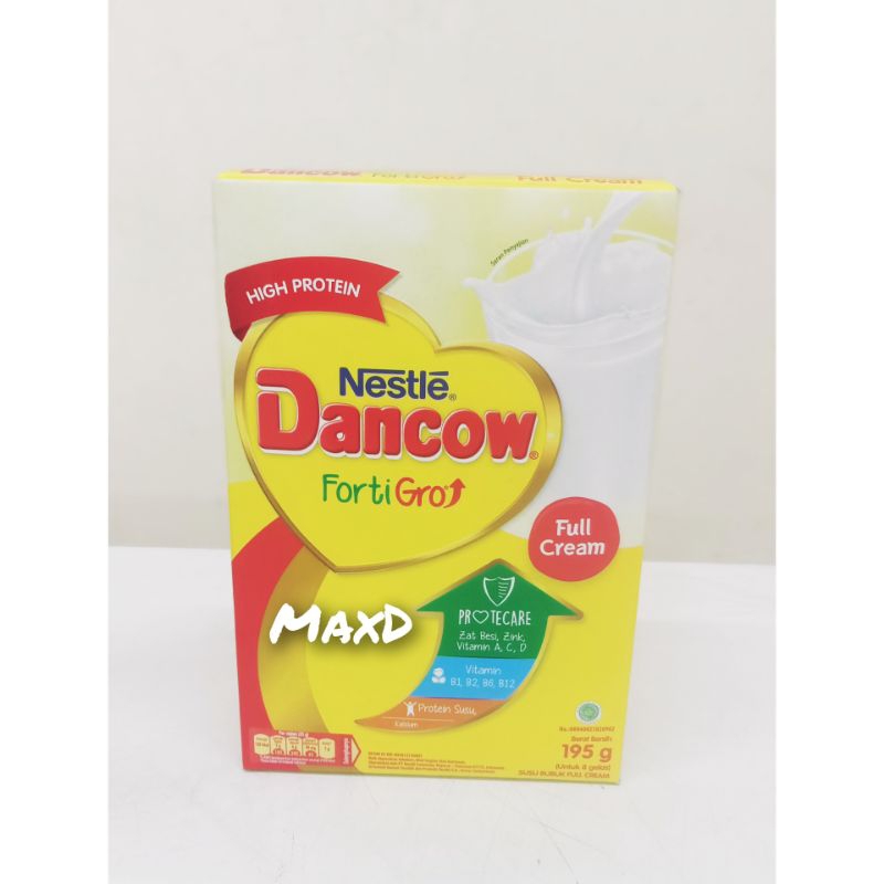 

Susu Bubuk Dancow Forti Gro Full Cream Nestle 195 gr