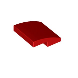Lego Red Part 15068 Slope, Curved 2 x 2